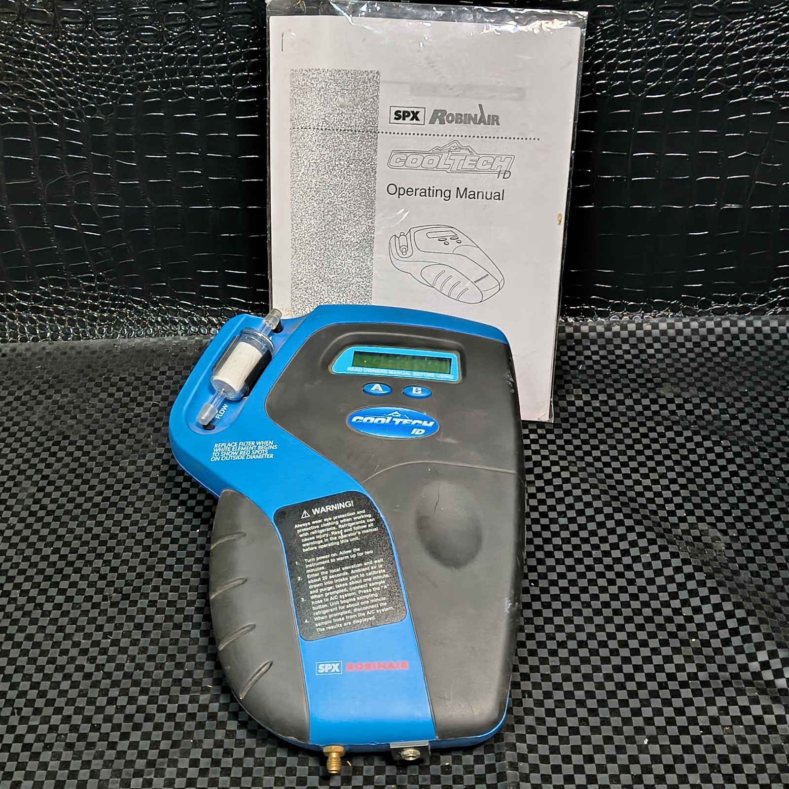 Robinair SPX AC Machine Model 16900 Cooltech ID TESTED WORKS Robinair SPX AC Machine Model 16900 Cooltech ID TESTED WORKS