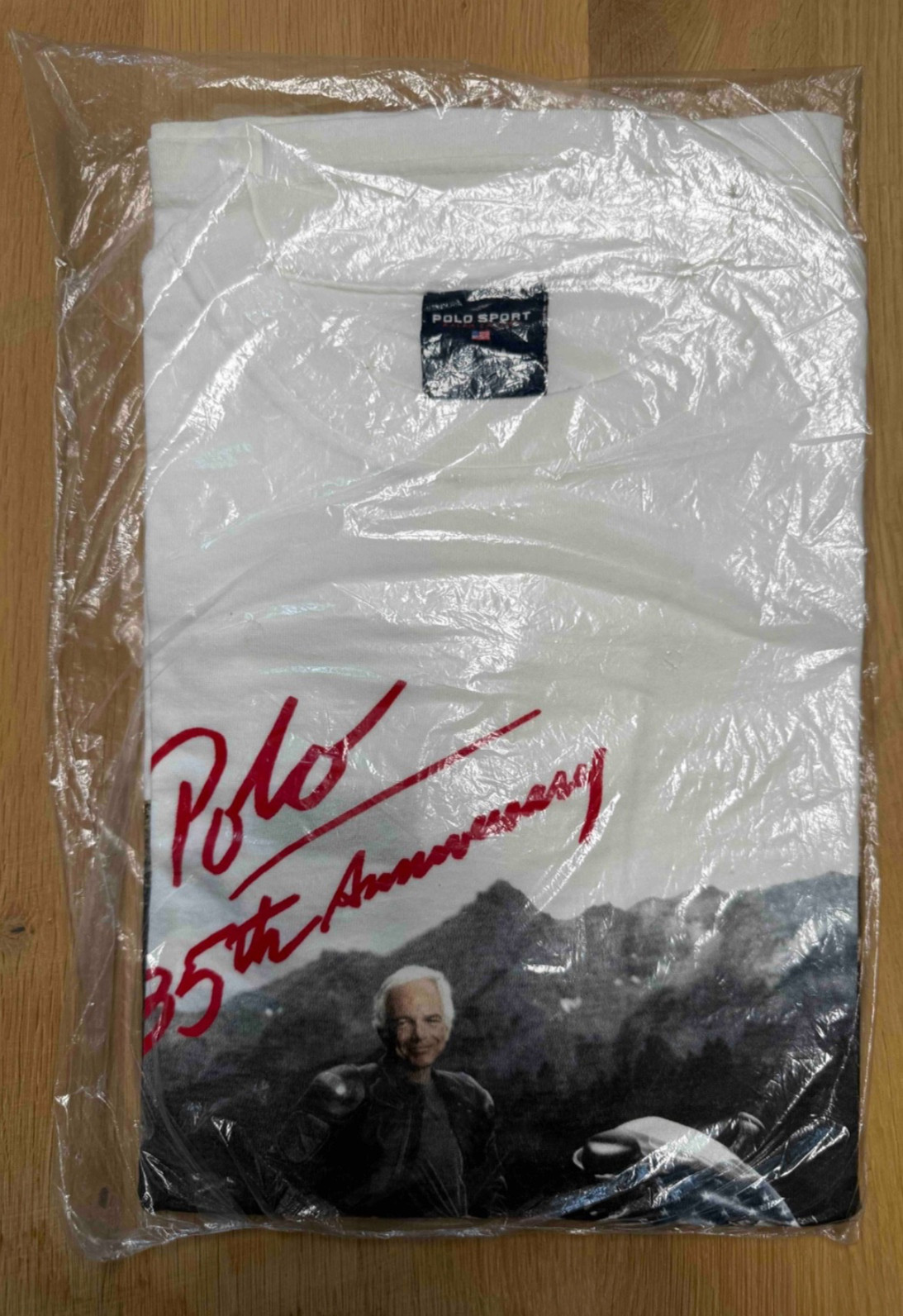 2002 Polo Ralph Lauren 35th Anniversary Shirt M USA Sealed NOS Employee Rare