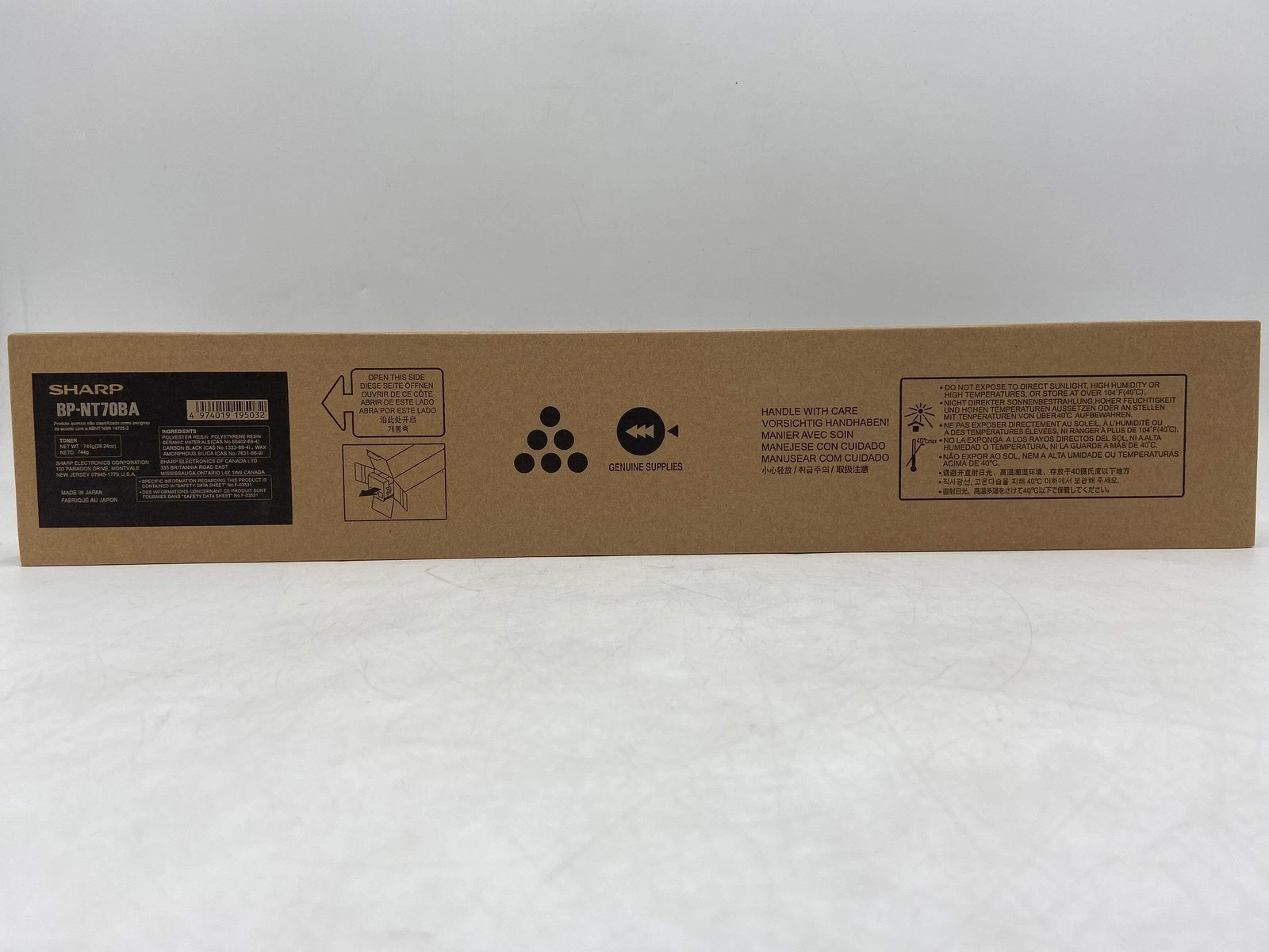 New Sharp BP-NT70BA BP-NT70BA Black Toner Cartridge