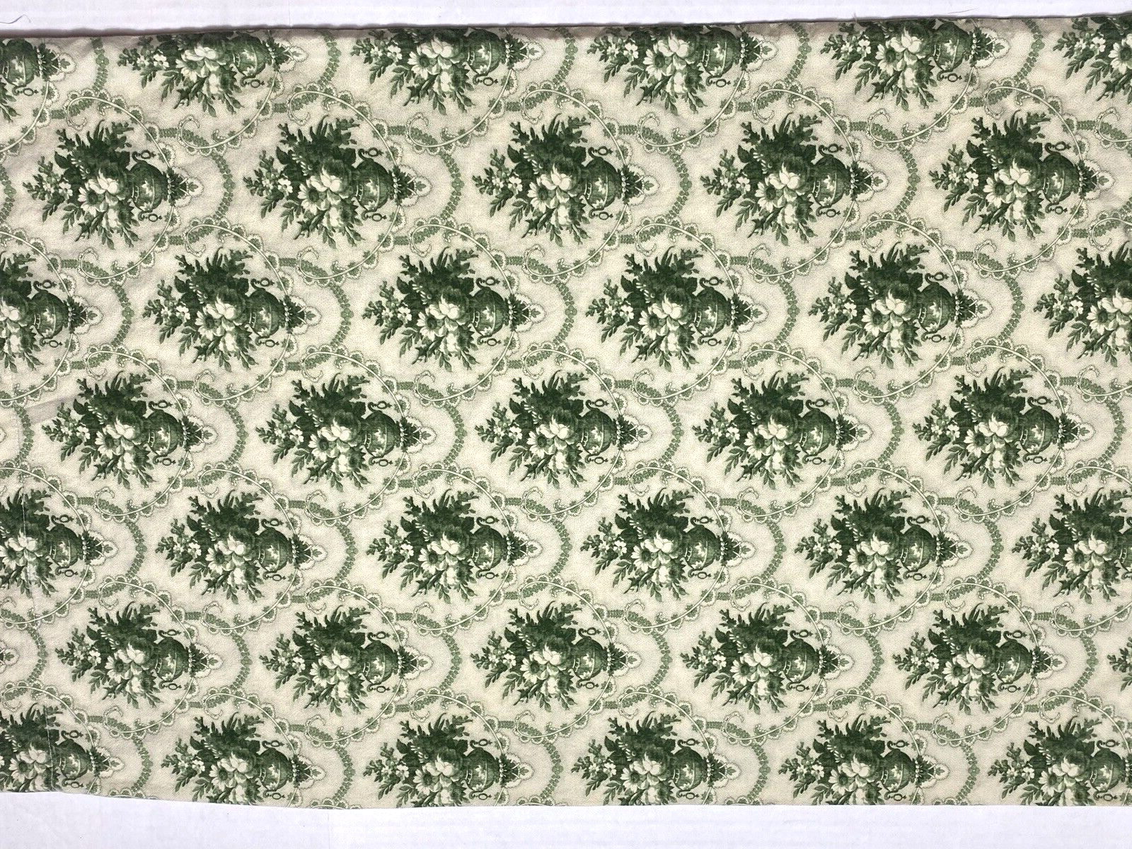 Vintage Rose Urn Handmade Pillowcases Rare Pattern Green Cream Print Vase 2 Vintage Rose Urn Handmade Pillowcases Rare Pattern Green Cream Print Vase 2