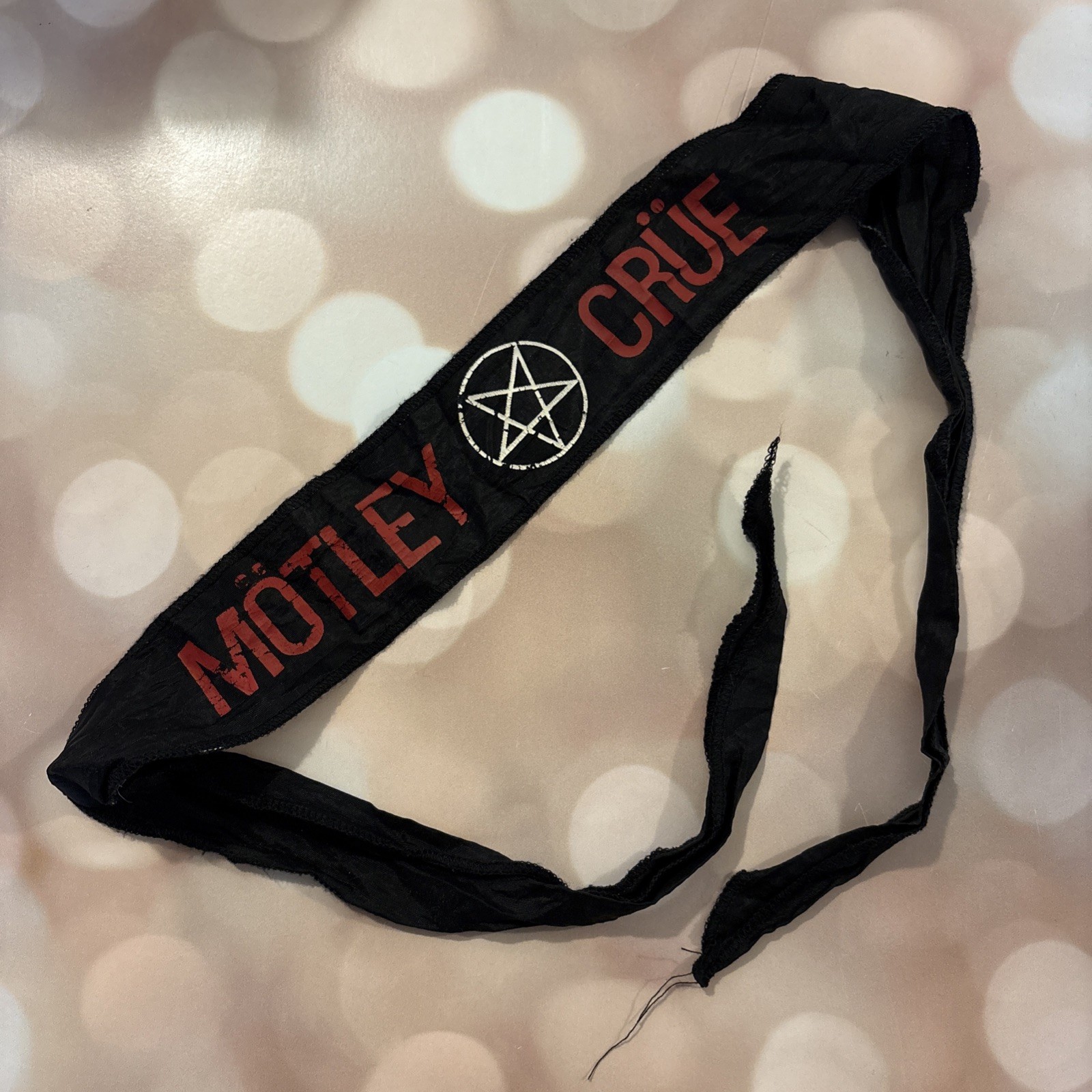 Motley Crue Vintage 1983-84 Shout at the Devil Tour Official Headband