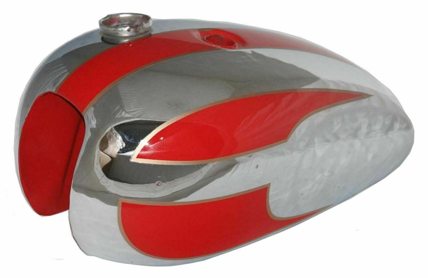 Fits Triumph T140 Bonneville 73 -78 Chrome Red Painted Patrol Tank ECs