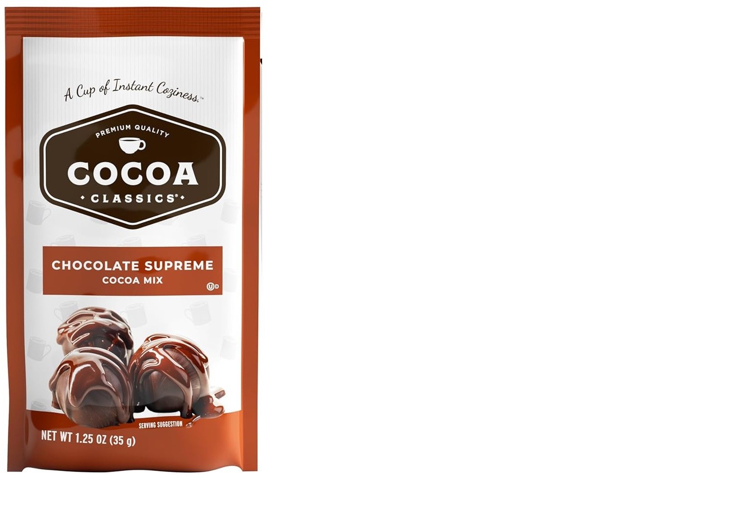 Cocoa Classics Chocolate Supreme Cocoa Mix -1.25oz Packets (Pack of 36) Cocoa Classics Chocolate Supreme Cocoa Mix -1.25oz Packets (Pack of 36)