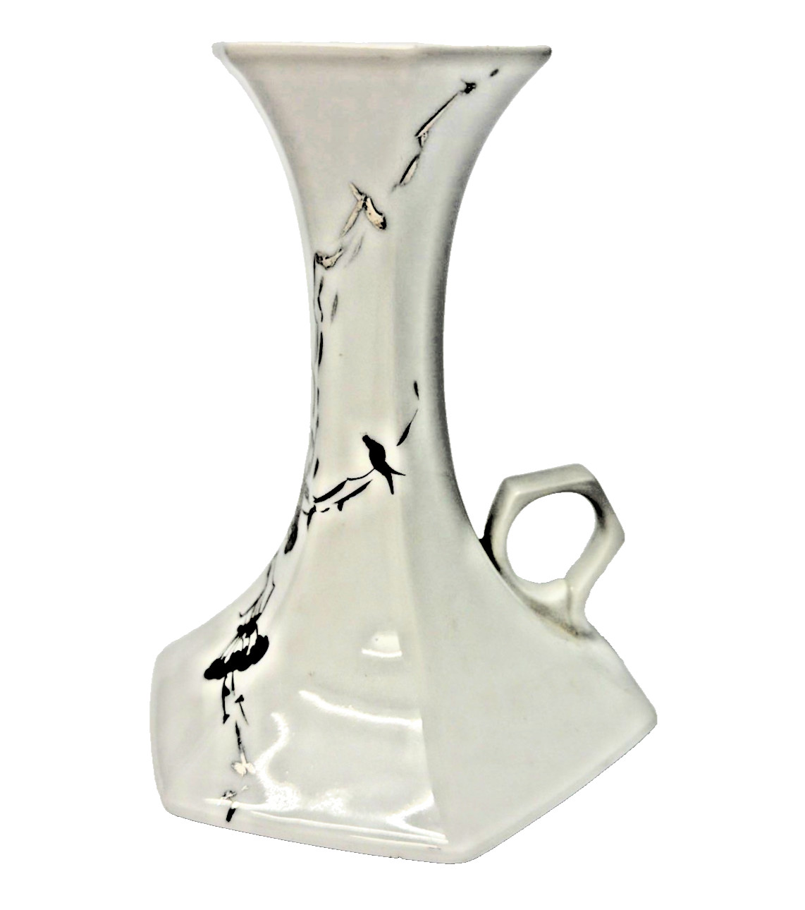 RARE Antique 1892-1907 T&V Limoges HandPainted  Chamberstick Candle Holder 5.25