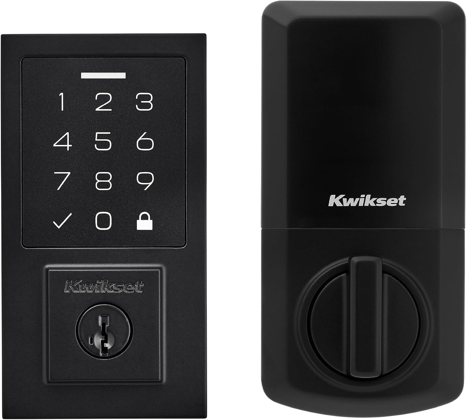 Kwikset SmartCode 270 Keyless Electronic Touchpad Deadbolt Lock Matte Black PART Kwikset SmartCode 270 Keyless Electronic Touchpad Deadbolt Lock Matte Black PART