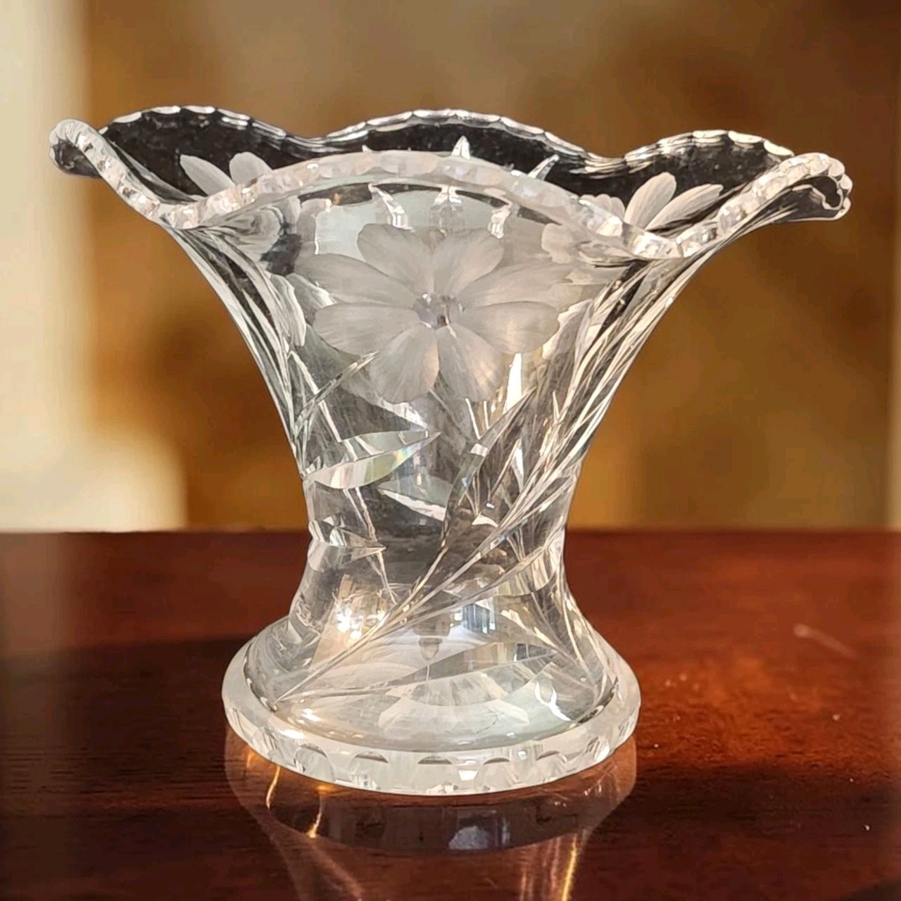 Vtg Pairpoint Corporation Cut Glass Vtg Pairpoint Corporation Cut Glass