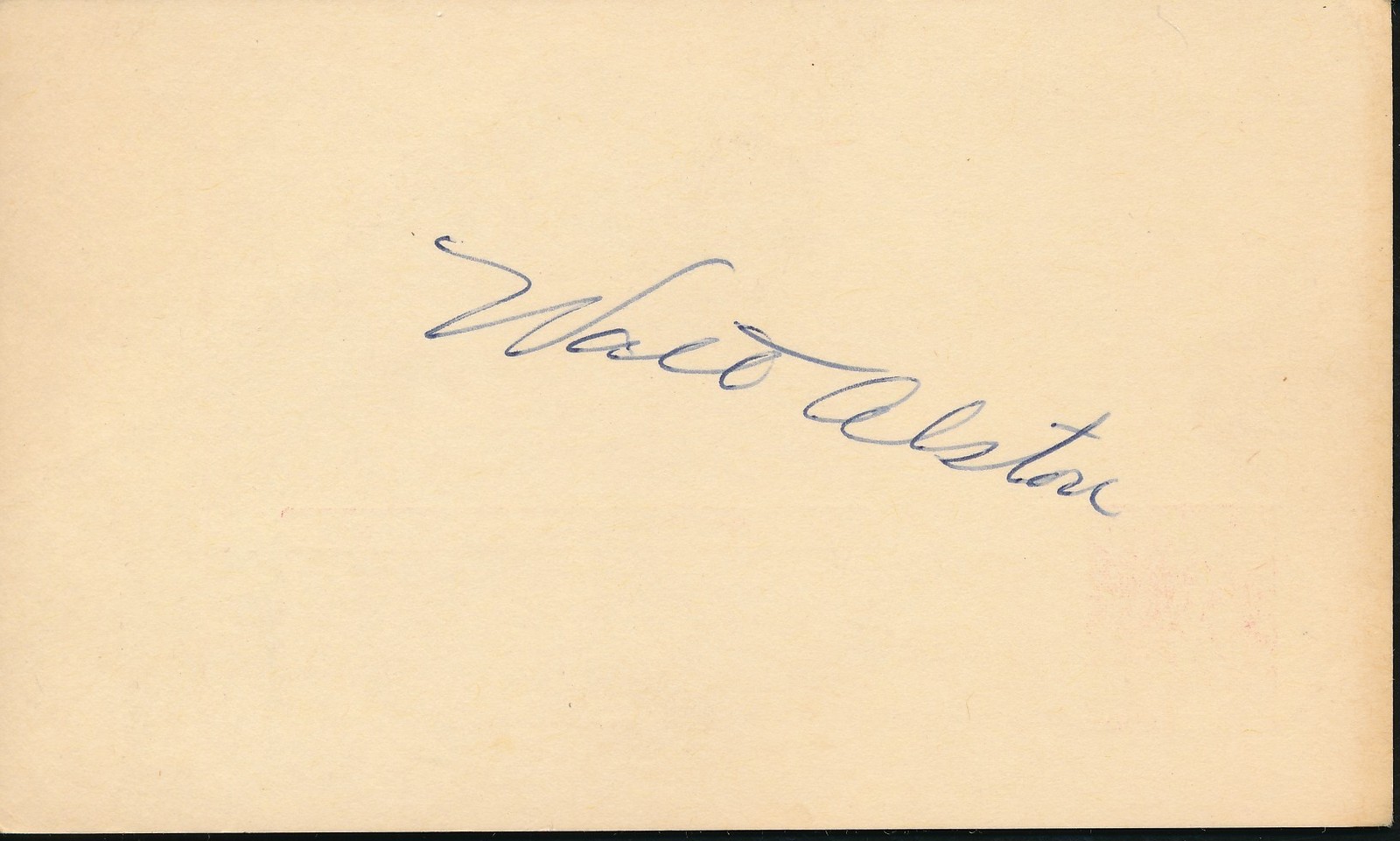 Walt Alston HOF Brooklyn Dodgers Signed/Autographed 1956 GPC Postcard 210301 Walt Alston HOF Brooklyn Dodgers Signed/Autographed 1956 GPC Postcard 210301