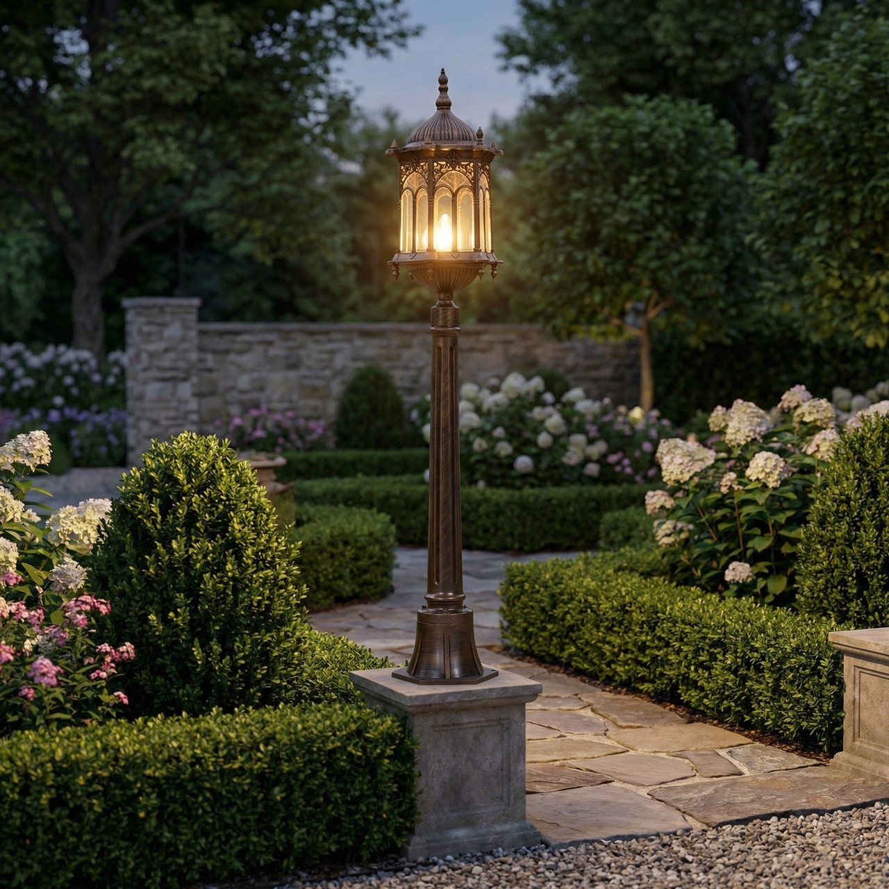 Bridgeton Moore Outdoor Cast Aluminum Gothic Grassland Lamp/Brushed Copper NEW Bridgeton Moore Outdoor Cast Aluminum Gothic Grassland Lamp/Brushed Copper NEW