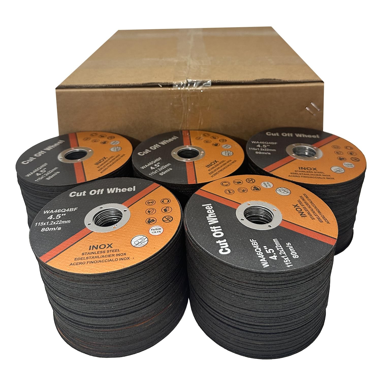 600 PCS 4-1/2 Inch Cut Off Wheel .047 x 7/8