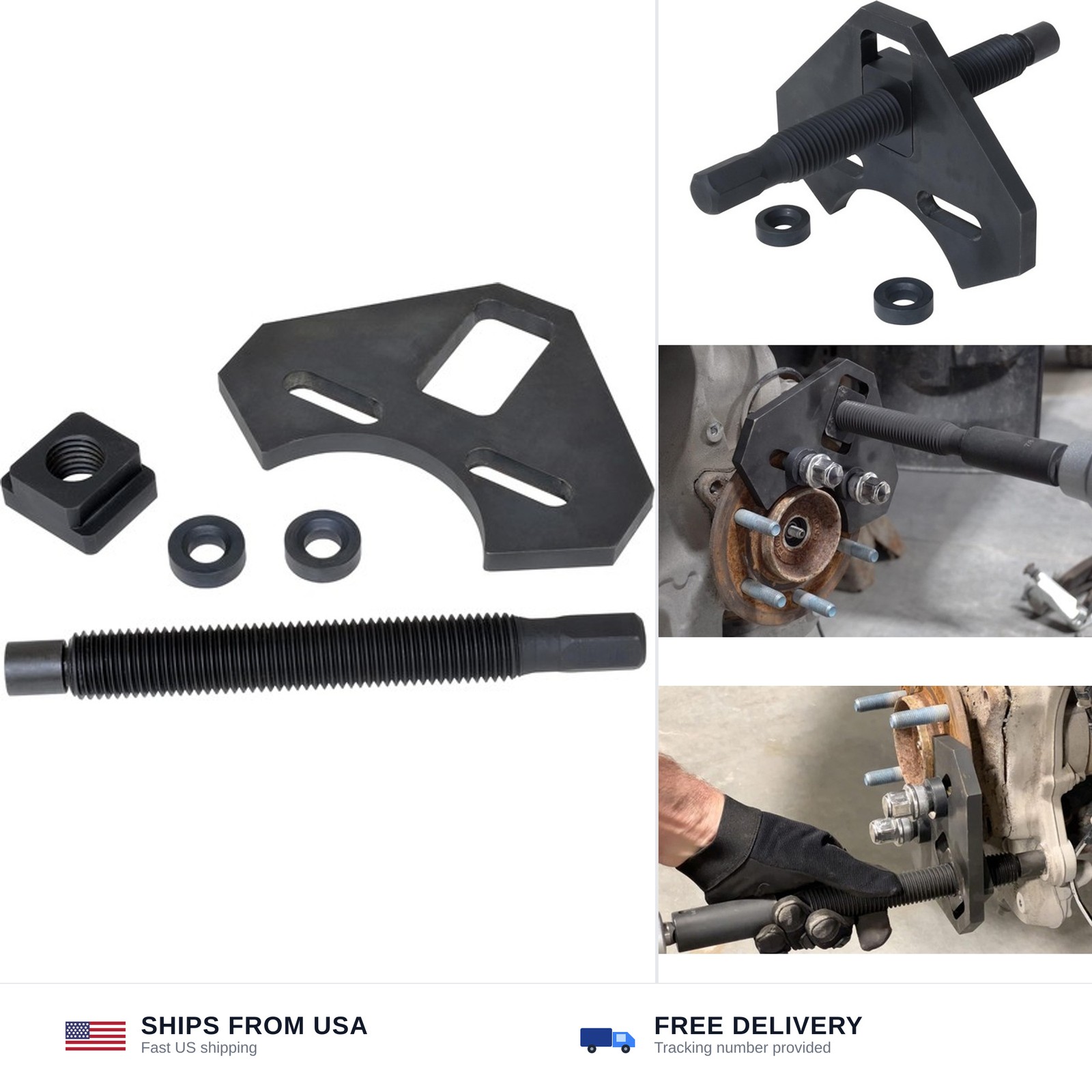 Lisle 40100 40100 Hub Remover, Black Lisle 40100 40100 Hub Remover, Black