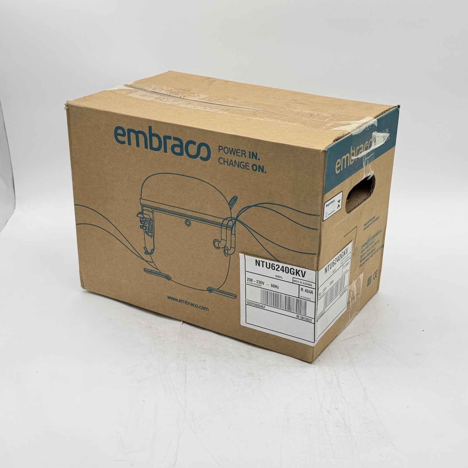 Embraco NTU6240GKV, ONE YEAR WARRANTY/ Replacement for Copelend RST10K1E-PFV Embraco NTU6240GKV, ONE YEAR WARRANTY/ Replacement for Copelend RST10K1E-PFV