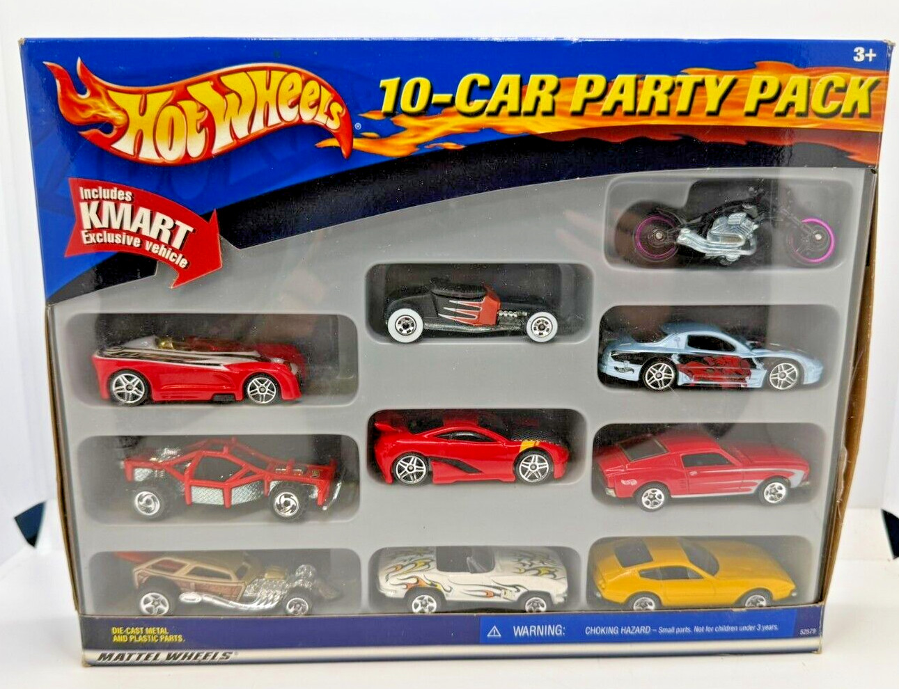 Hot Wheels Ferrari KMart Exclusive 10 Car Party Pack 52579 Hot Wheels Ferrari KMart Exclusive 10 Car Party Pack 52579