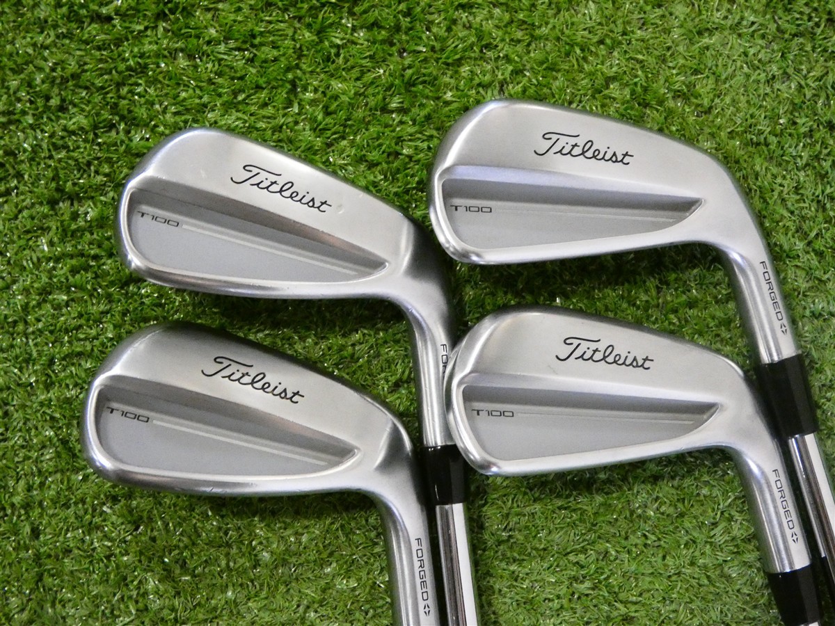 Titleist 2025 T100 Forged Irons 6-9 (No P Wedge) KBS Tour V 110 Stiff Steel Titleist 2025 T100 Forged Irons 6-9 (No P Wedge) KBS Tour V 110 Stiff Steel