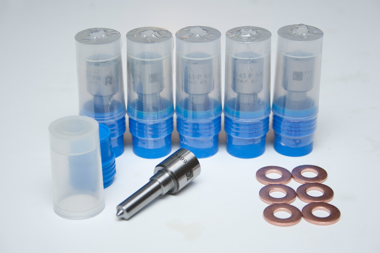 90HP 100HP 6x Performance Injector Nozzles tips For Dodge Cummins Diesel 2003-04
