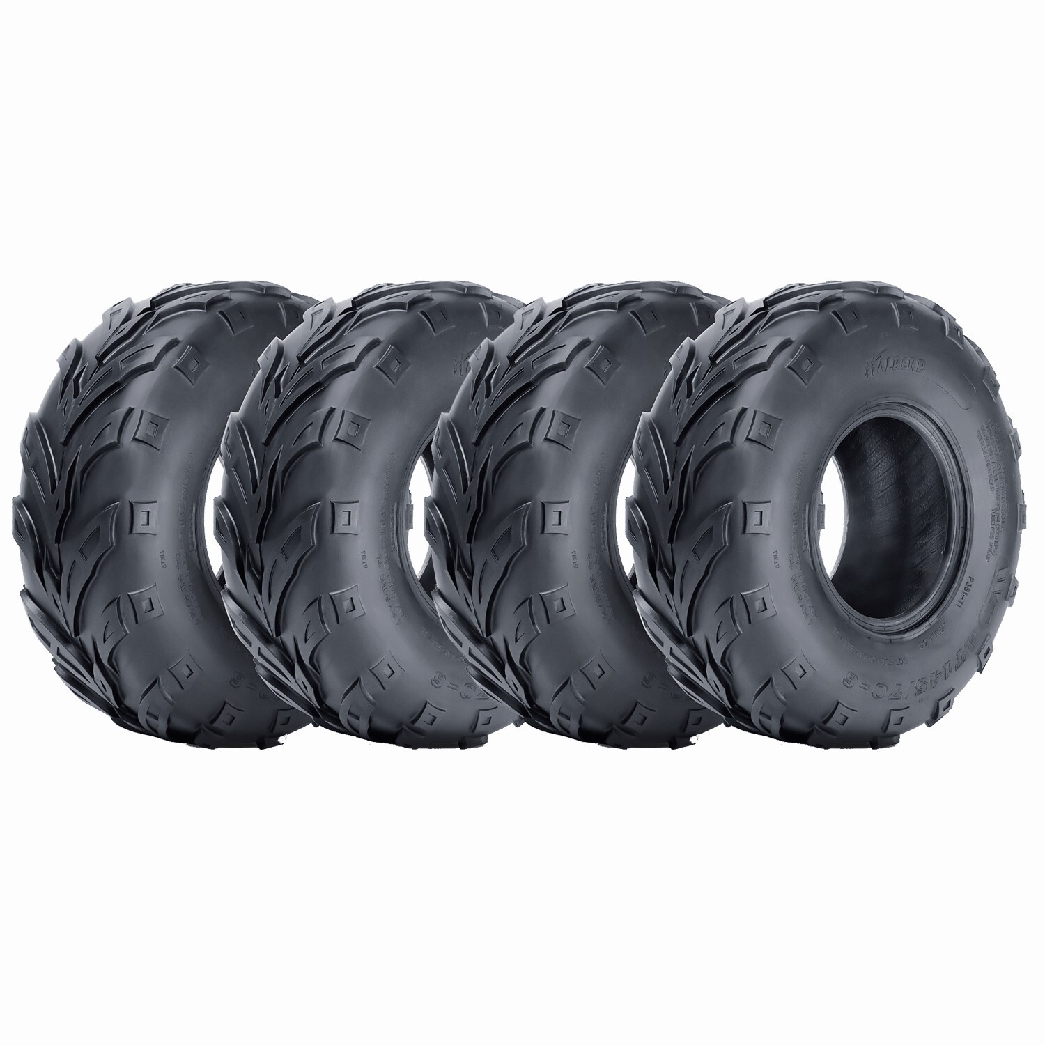 Set 4 145/70-6 145/70x6 ATV Tire Go Kart Street Mini Bike Tire 145x70x6 145 70-6