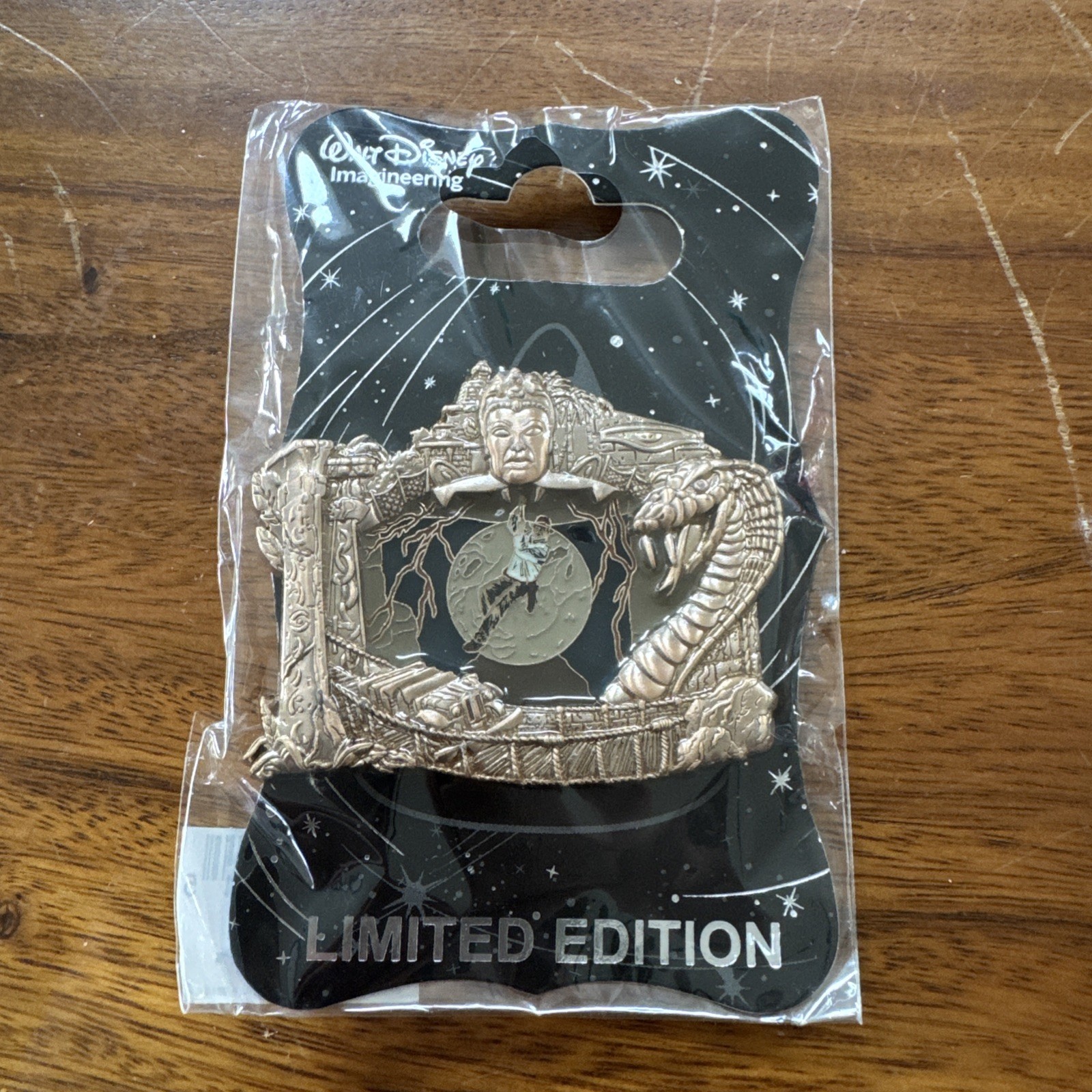 Disney WDI Stained Glass Attraction Indiana Jones Adventure Pin LE 300 #115449 Disney WDI Stained Glass Attraction Indiana Jones Adventure Pin LE 300 #115449