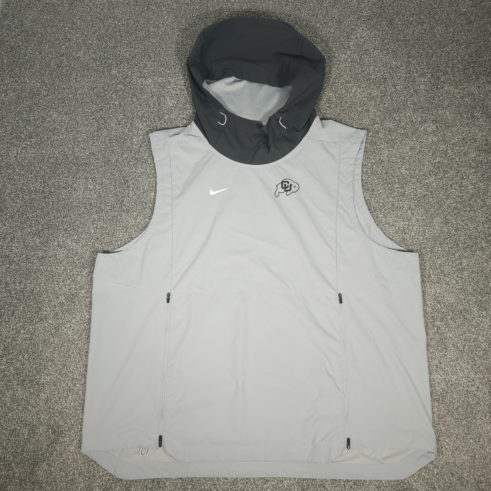 CU Buffaloes Nike Shield Vest Mens 3XL Grey Football Colorado Buffs Relentless