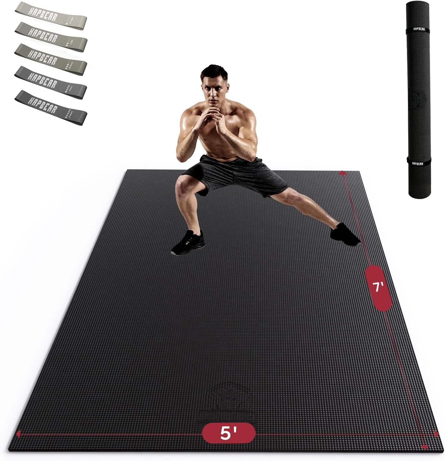 Large Exercise Mat-6'x4'/7'x5'/6'x8'/6'x9'/6'x10'/6'x12'x 1/3 Large Exercise Mat-6'x4'/7'x5'/6'x8'/6'x9'/6'x10'/6'x12'x 1/3