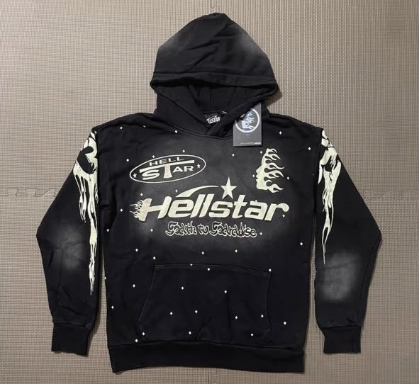 Hellstar Retro Washed . Hoodie Casual Hoodie SIZE S-M-L-XL Hellstar Retro Washed . Hoodie Casual Hoodie SIZE S-M-L-XL