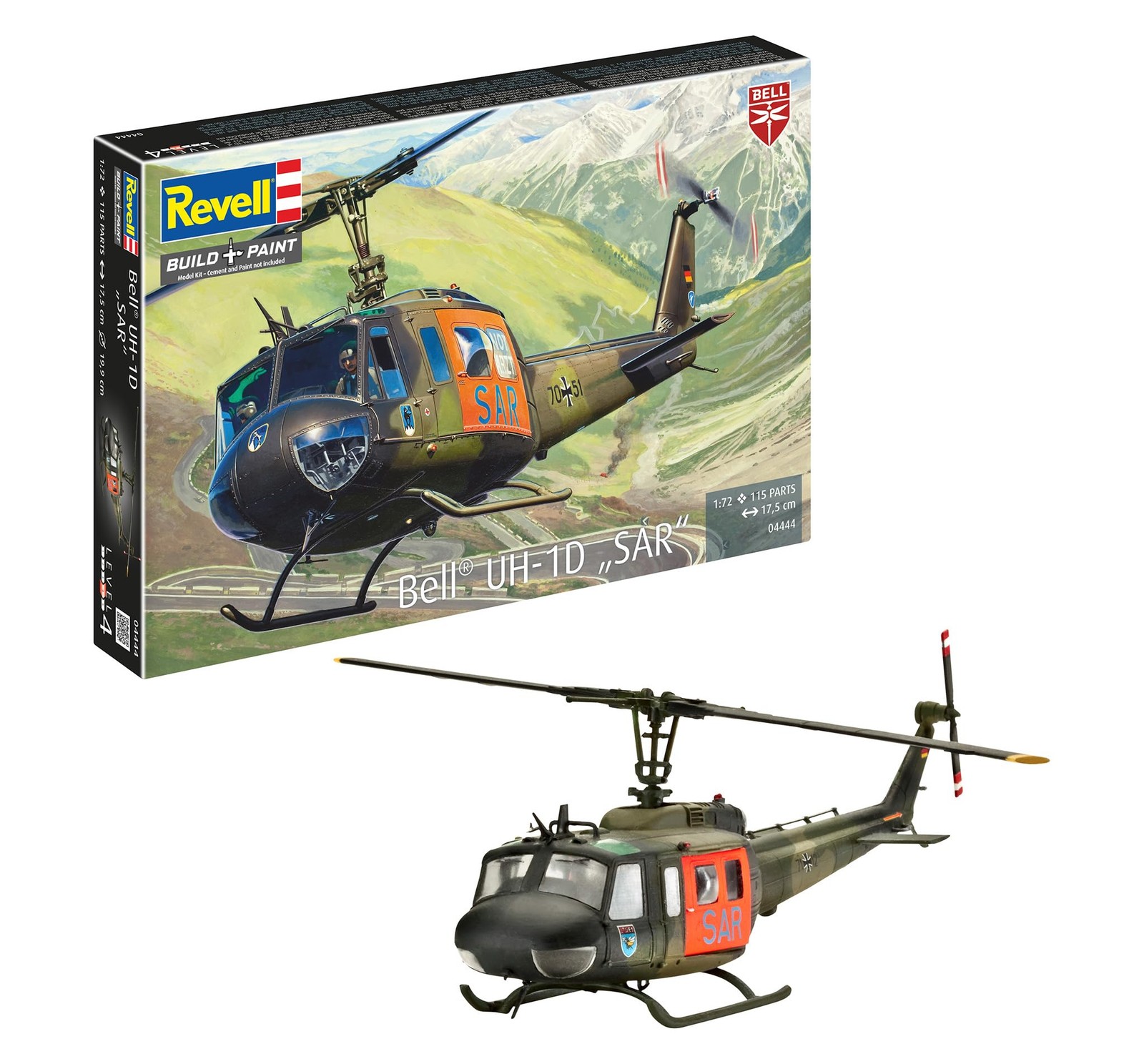 1/72 Bell UH1D SAR Helicopter