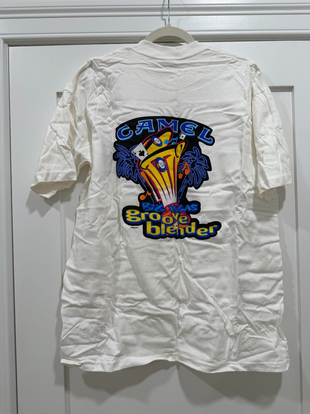 Vintage 1990s Camel Big Vegas Groove Blender tshirt - New in Box, size XL Vintage 1990s Camel Big Vegas Groove Blender tshirt - New in Box, size XL