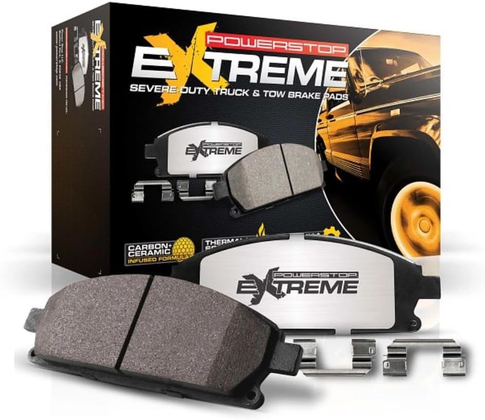 Power Stop Z36-1399 Front Z36 Truck and Tow Carbon-Fiber Ceramic Brake Pads... Power Stop Z36-1399 Front Z36 Truck and Tow Carbon-Fiber Ceramic Brake Pads...