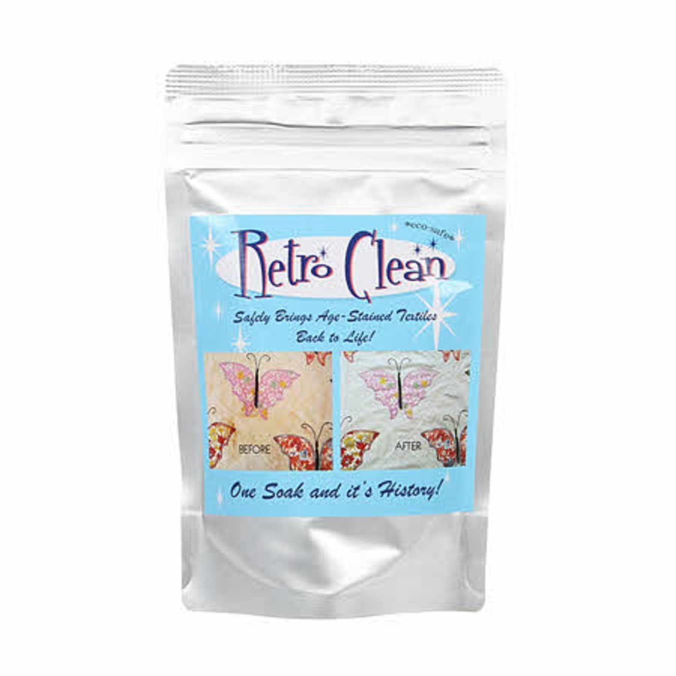 Retro Clean Soak 1 lb Bag Unscented  Wash Vintage Lines and Quilts Eco Safe 16oz