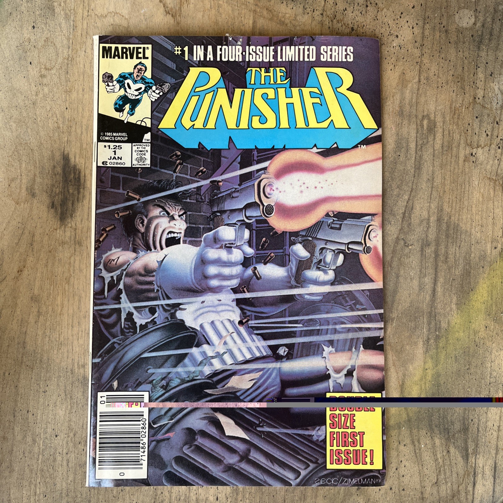 Punisher Limited Series #1 (1986) Newsstand Punisher Limited Series #1 (1986) Newsstand