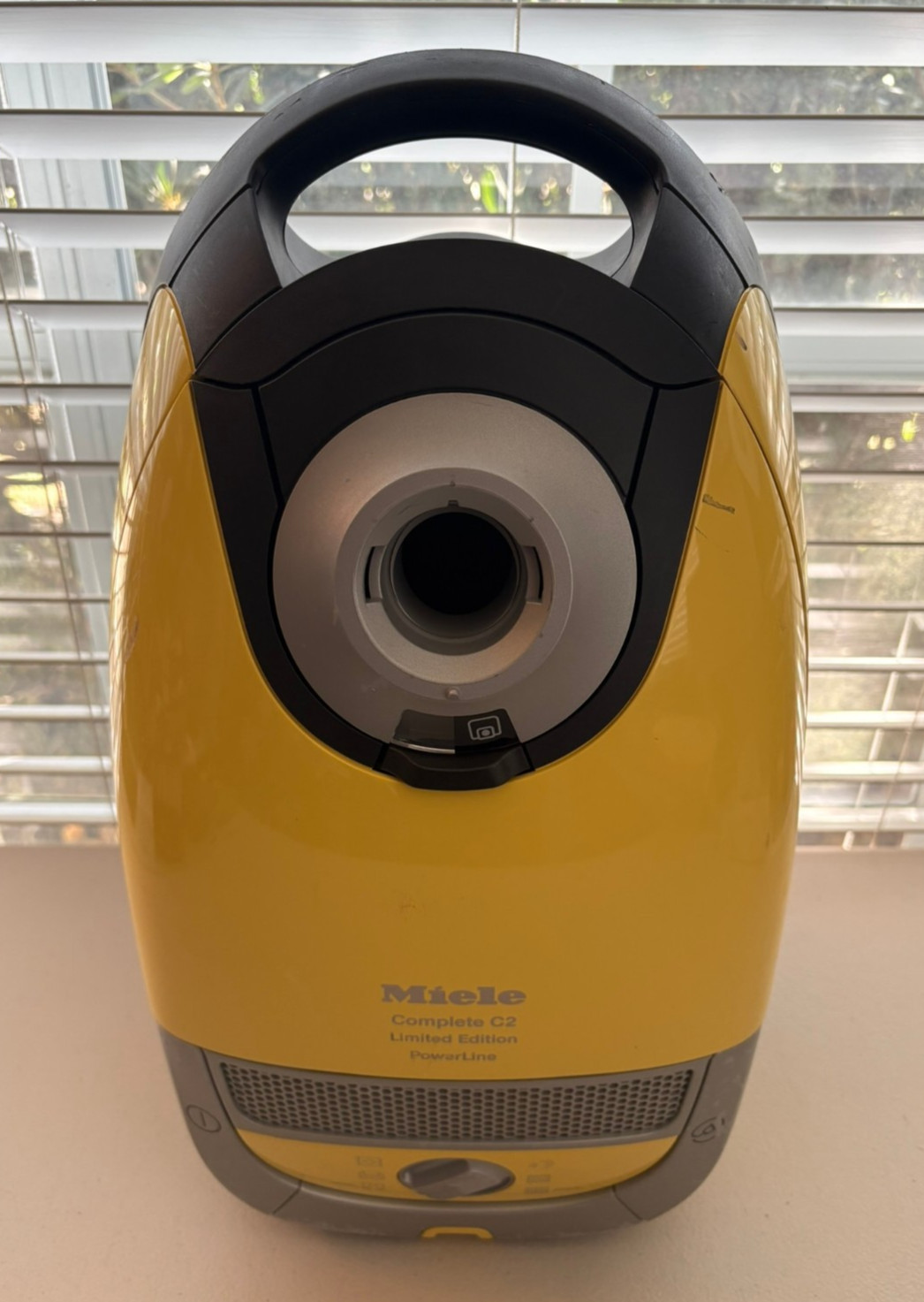 Miele Complete C2 Limited Edition Yellow Power Line Canister Vacuum Only SFAE0