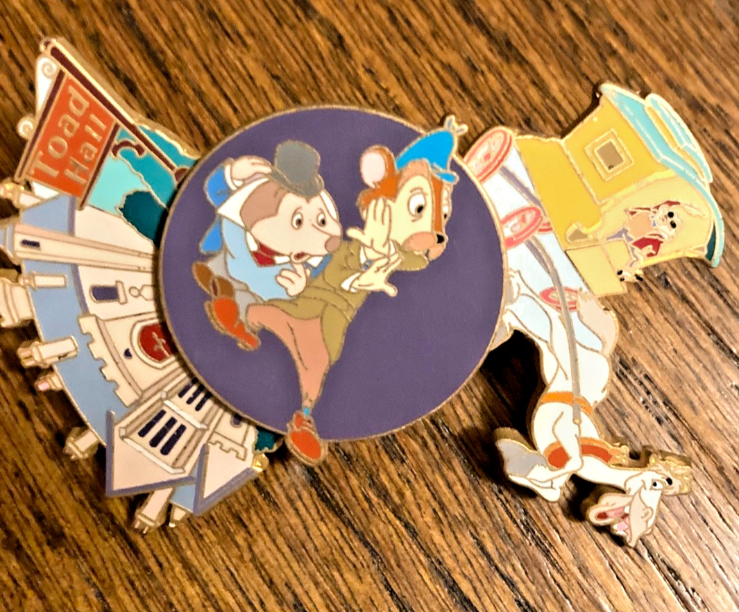 DISNEY AUCTIONS RARE LIMITED EDITION SPINNER PIN SPINS WELL DISNEY AUCTIONS RARE LIMITED EDITION SPINNER PIN SPINS WELL