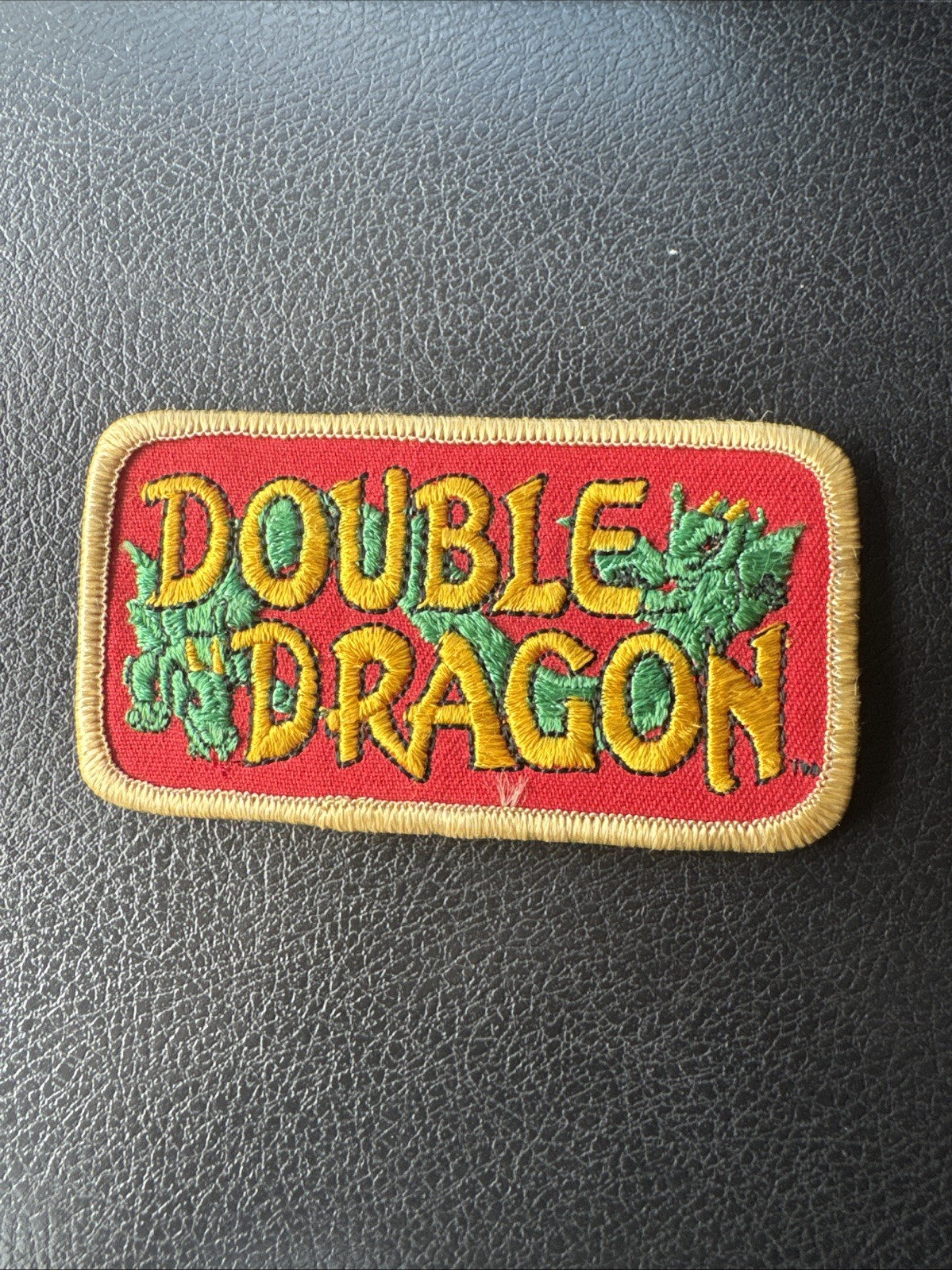 Vintage 1989 Double Dragon Power Patch Collectors Edition NES Iron On Made USA