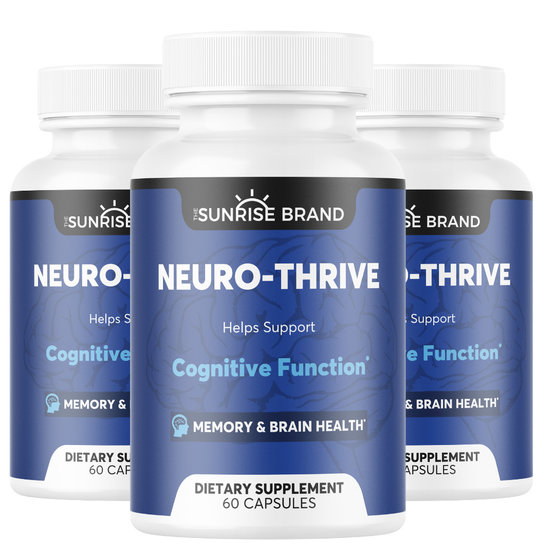 Neuro-Thrive Supports Cognitive Function Memory & Brain Health 3pck 180cps Neuro-Thrive Supports Cognitive Function Memory & Brain Health 3pck 180cps