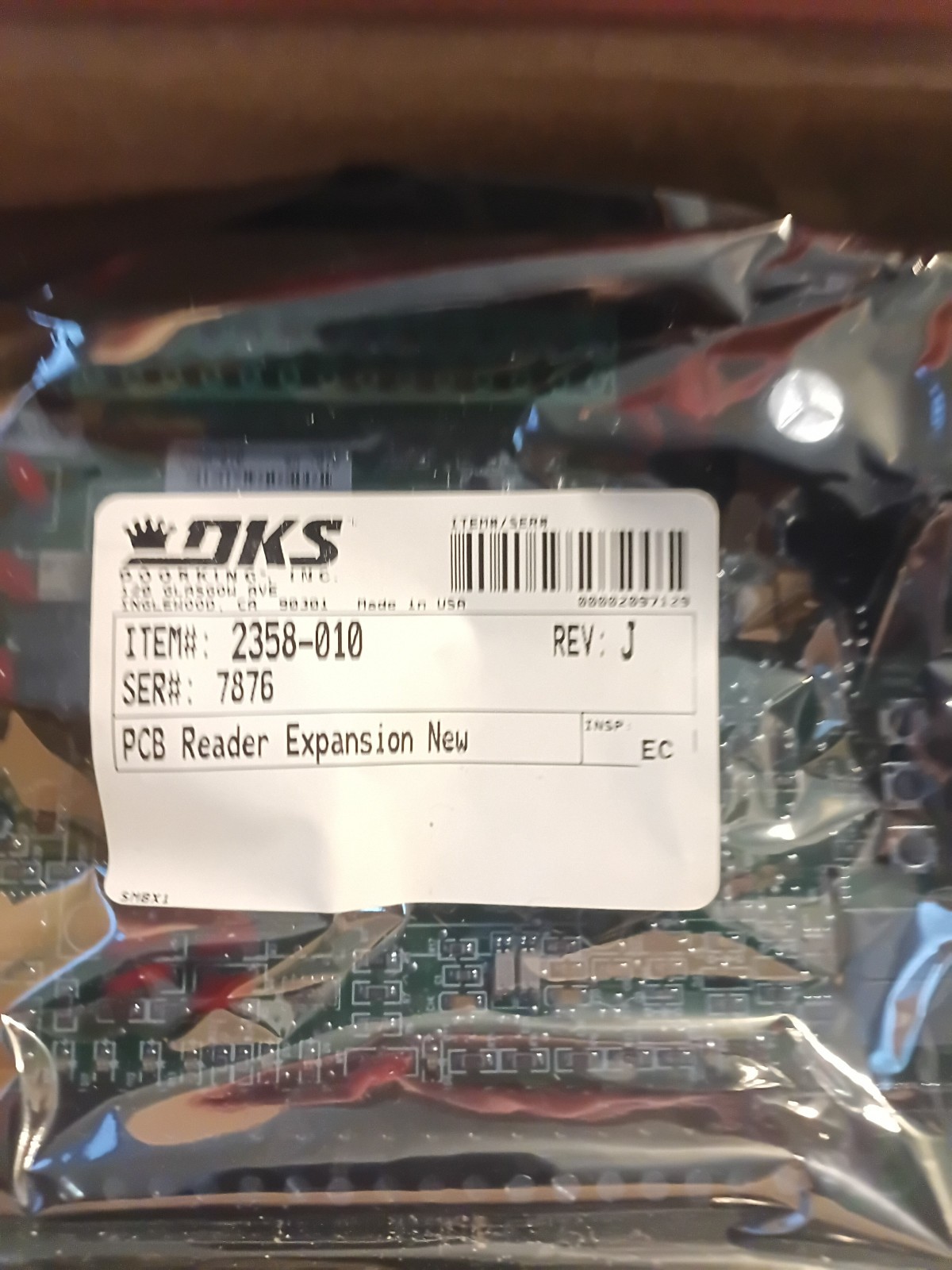 DKS Doorking 2358-010 PCB Reader Expansion New DKS Doorking 2358-010 PCB Reader Expansion New