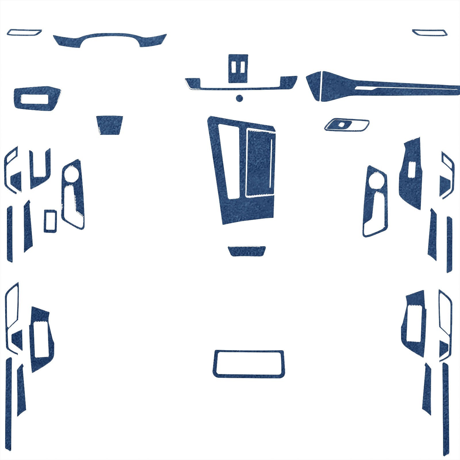 44Pcs Multiple Colors Full Interior Kits Cover Trim For Audi A6 C8 A7 2019-2024 44Pcs Multiple Colors Full Interior Kits Cover Trim For Audi A6 C8 A7 2019-2024