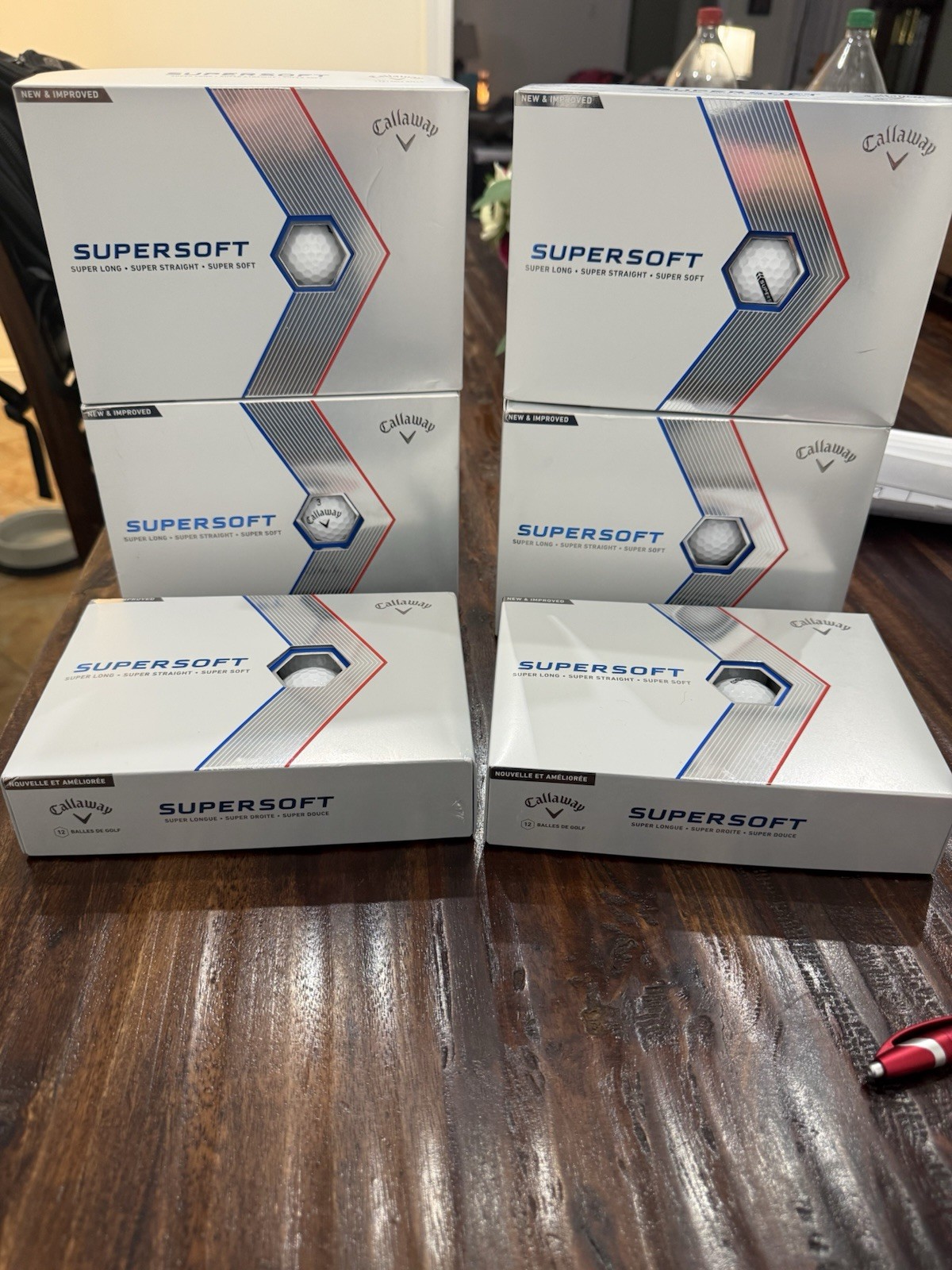 6 Dozen New Callaway Supersoft White Good Balls 6 Dozen New Callaway Supersoft White Good Balls