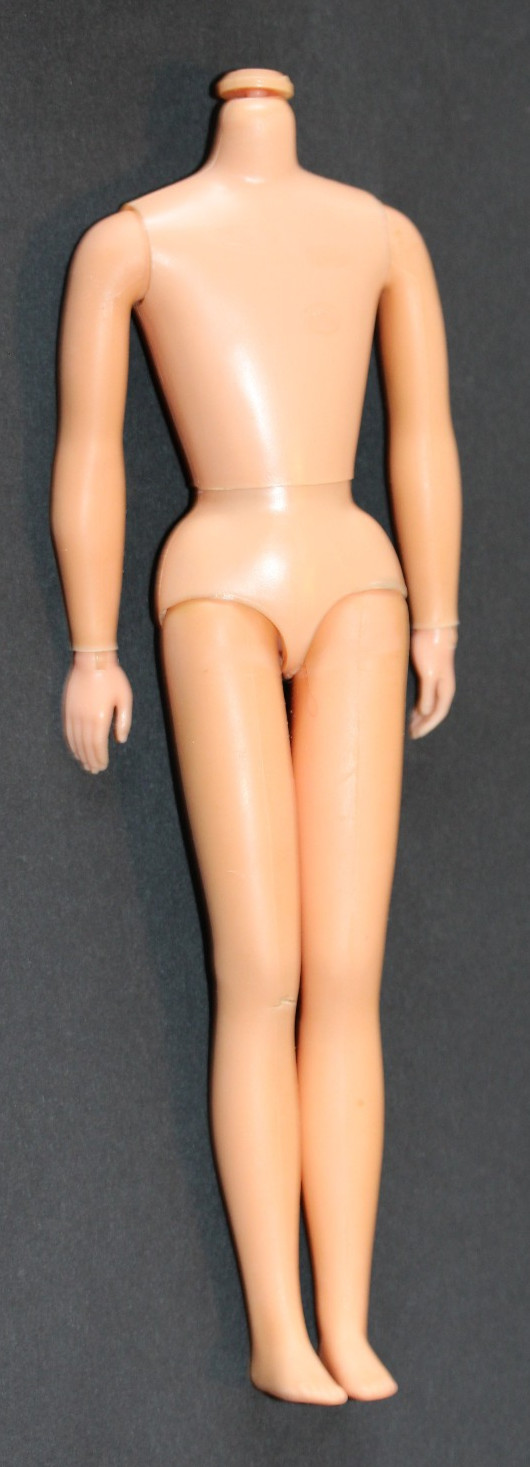 *VINTAGE 1969 DRAMATIC NEW LIVING SKIPPER DOLL BODY #11117--2 FLAWS  7-1-5