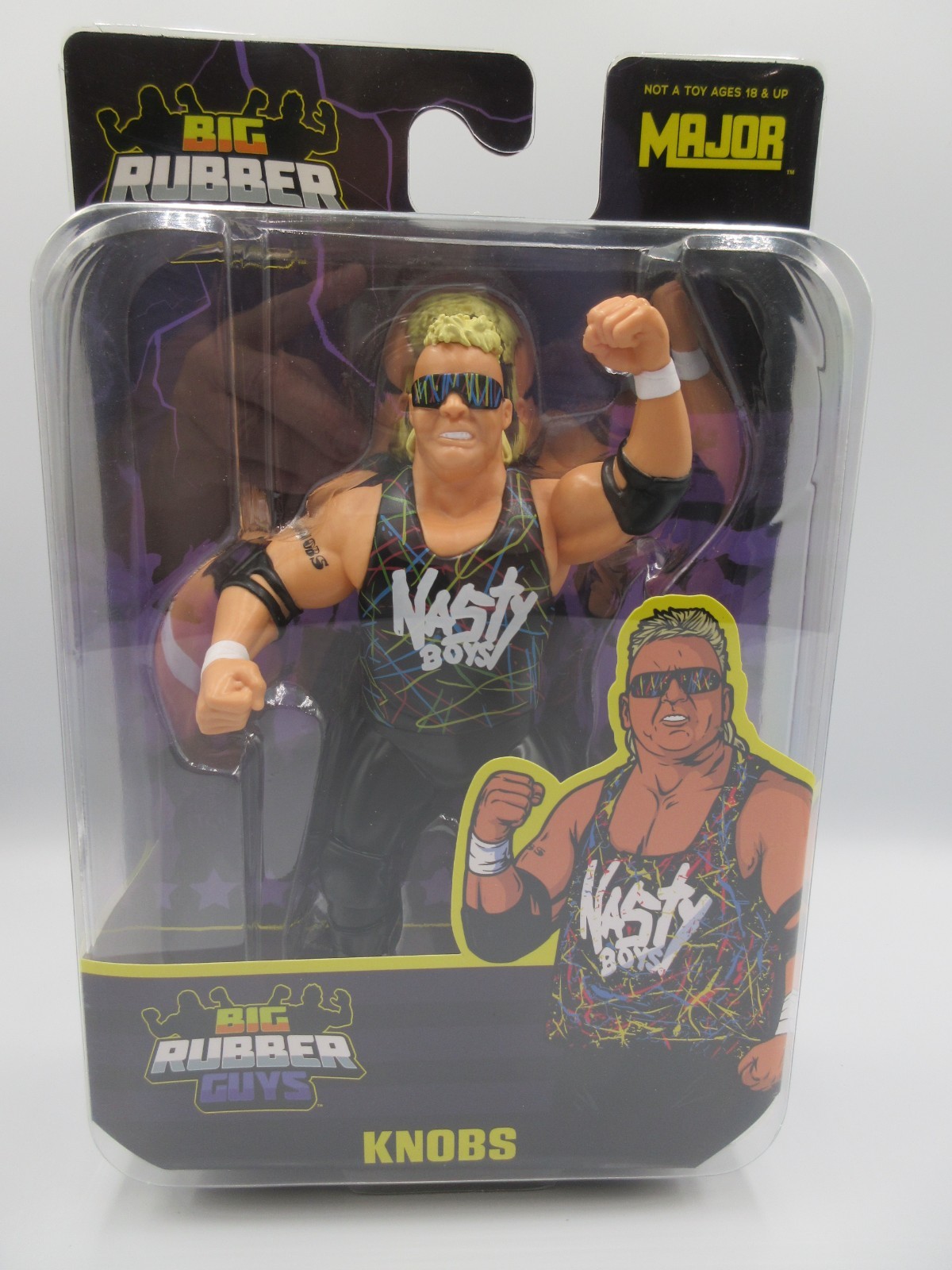 Collect Major Big Rubber Guys NASTY BOYS BRIAN KNOBS Figure WWE WCW BRAND NEW Collect Major Big Rubber Guys NASTY BOYS BRIAN KNOBS Figure WWE WCW BRAND NEW