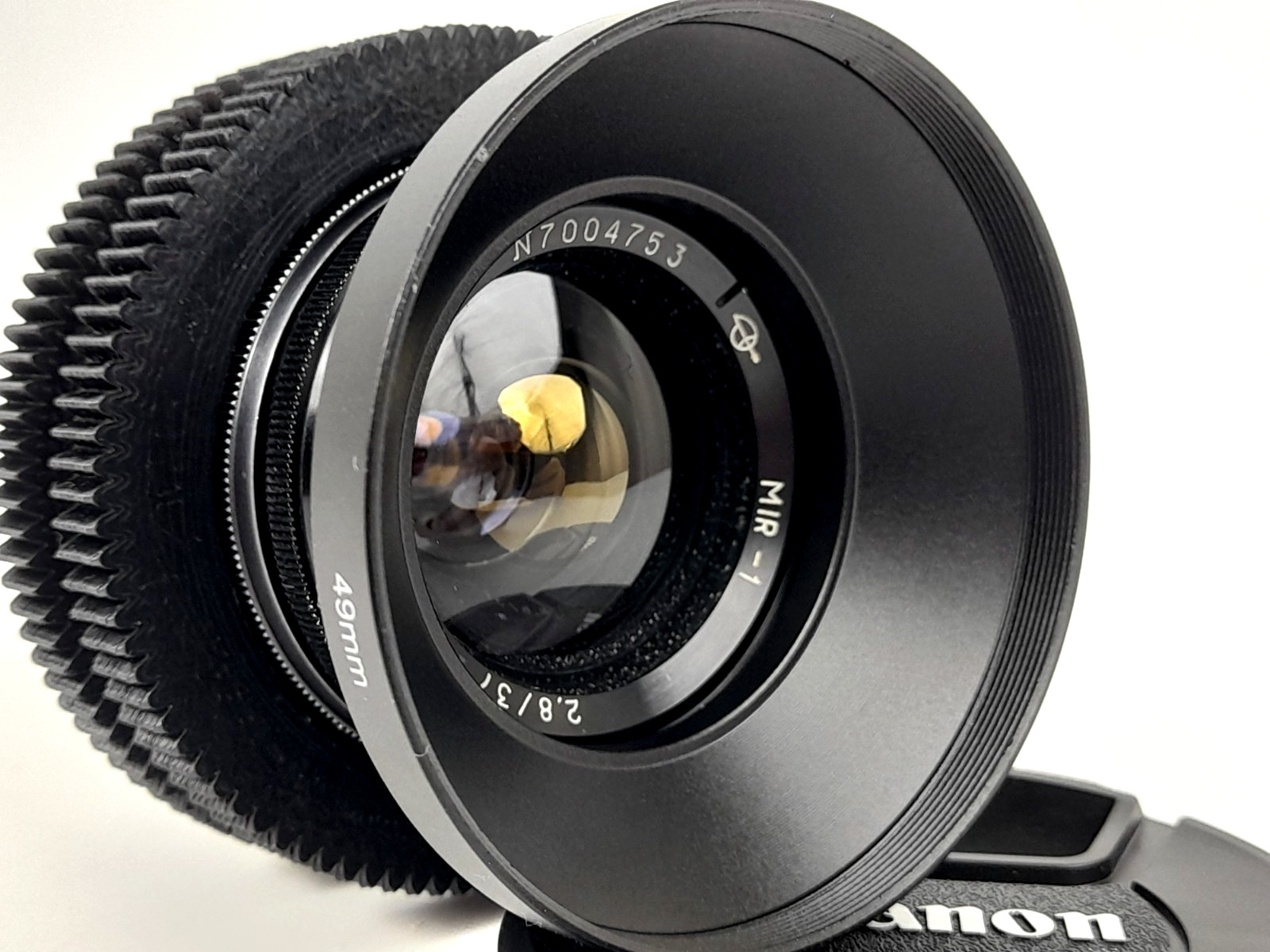 MIR-1 F/2.8 37mm GRAND PRIX BRUSSELS 1958 BLACK EDITION CINE MOD LENS EF MOUNT