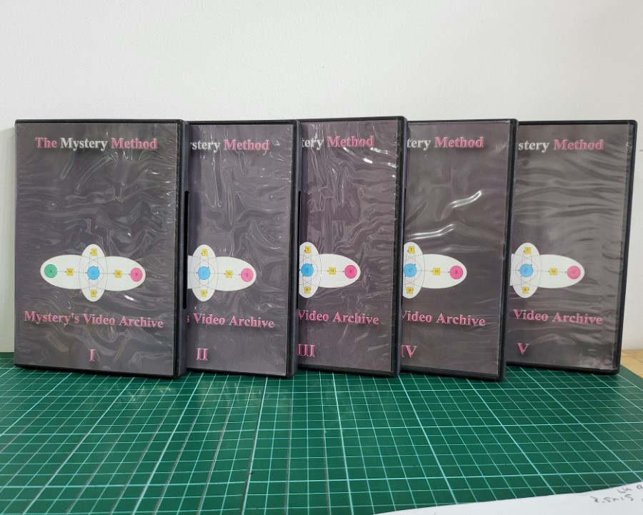The Mystery Method 5 Volume DVD Set Venusian Arts Pickup Artist EXTREMELY RARE