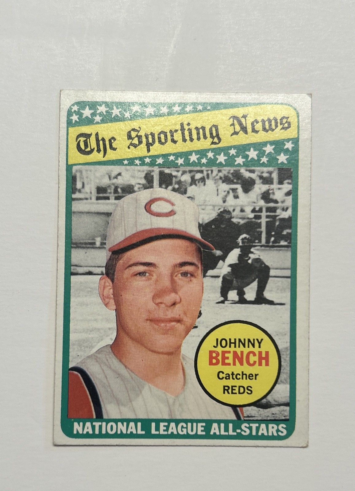 1969 Topps - The Sporting News All Star Selection Johnny Bench #430 1969 Topps - The Sporting News All Star Selection Johnny Bench #430