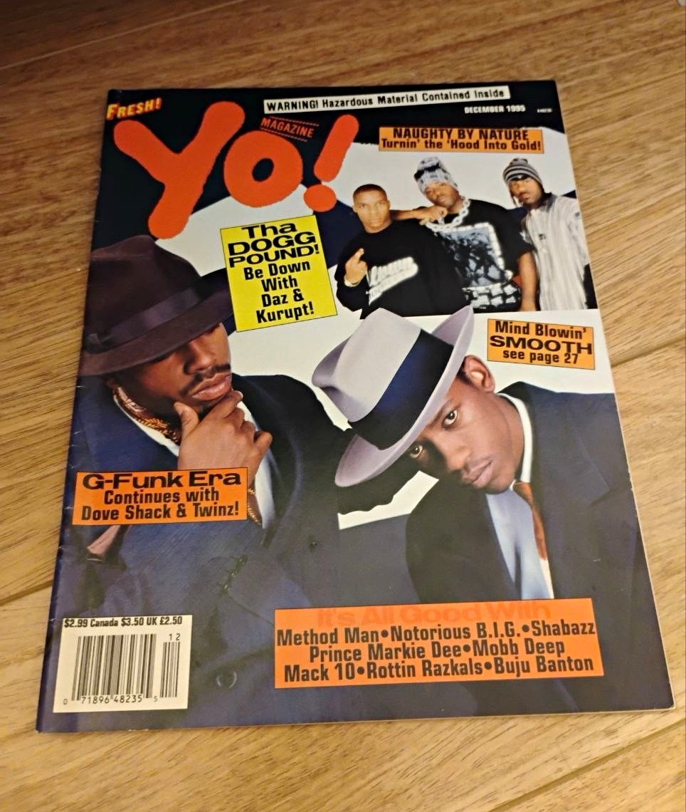Tha Dogg Pound Daz Kurupt 1995 Hip Hop Rap Death Row Vintage YO Magazine