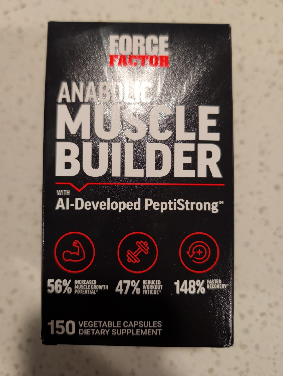 Anabolic Muscle Builder With AI-Developed PeptiStrong™, 150 Capsules Exp 3/2028 Anabolic Muscle Builder With AI-Developed PeptiStrong™, 150 Capsules Exp 3/2028