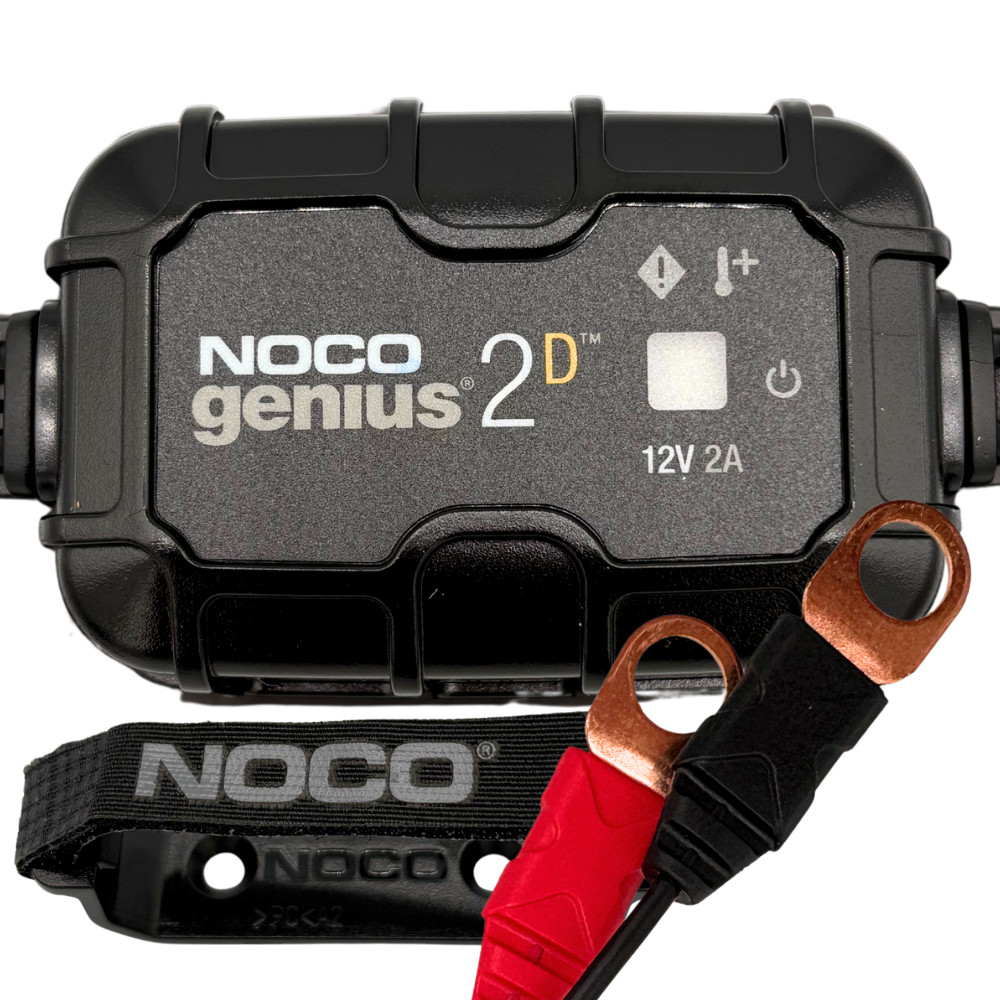 NOCO GENIUS2D 2A Onboard Battery Charger Maintainer 12V Car Boat RV Direct Mount