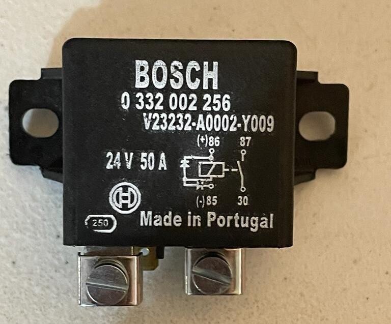 URUMA New Bosch Relay 0 332 002 256 0332002256 24VDC 50 Amp URUMA New Bosch Relay 0 332 002 256 0332002256 24VDC 50 Amp