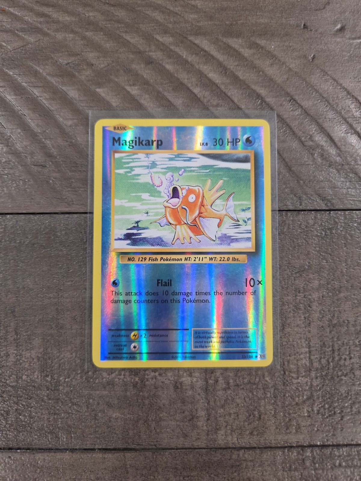 Magikarp 33/108 Evolutions Reverse Holo Magikarp 33/108 Evolutions Reverse Holo