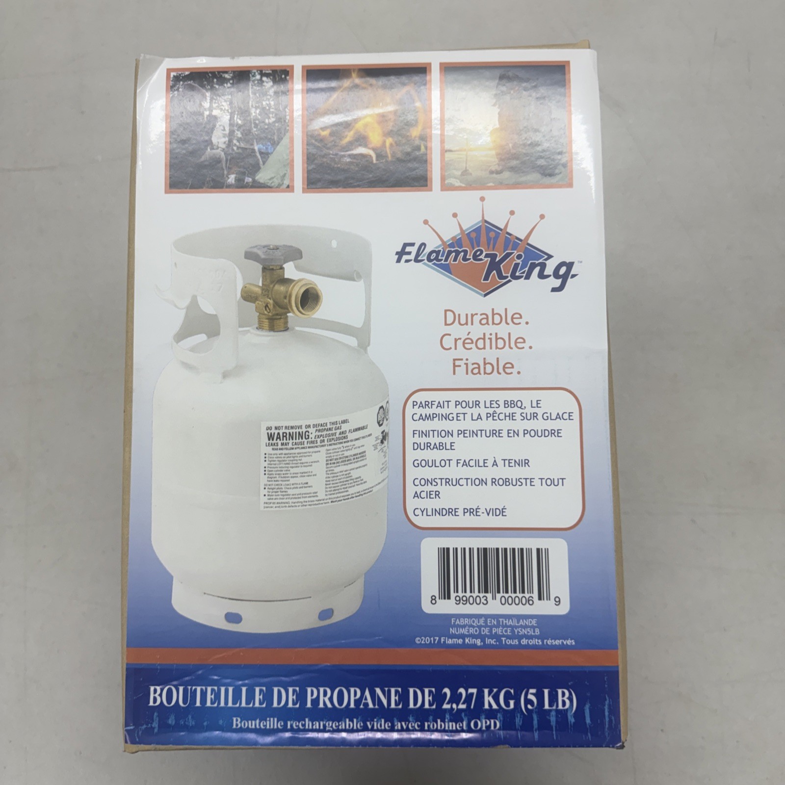 Flame King YSN5LB 5 lb Propane Tank Cylinder for Portable Grills Fire Pits Flame King YSN5LB 5 lb Propane Tank Cylinder for Portable Grills Fire Pits