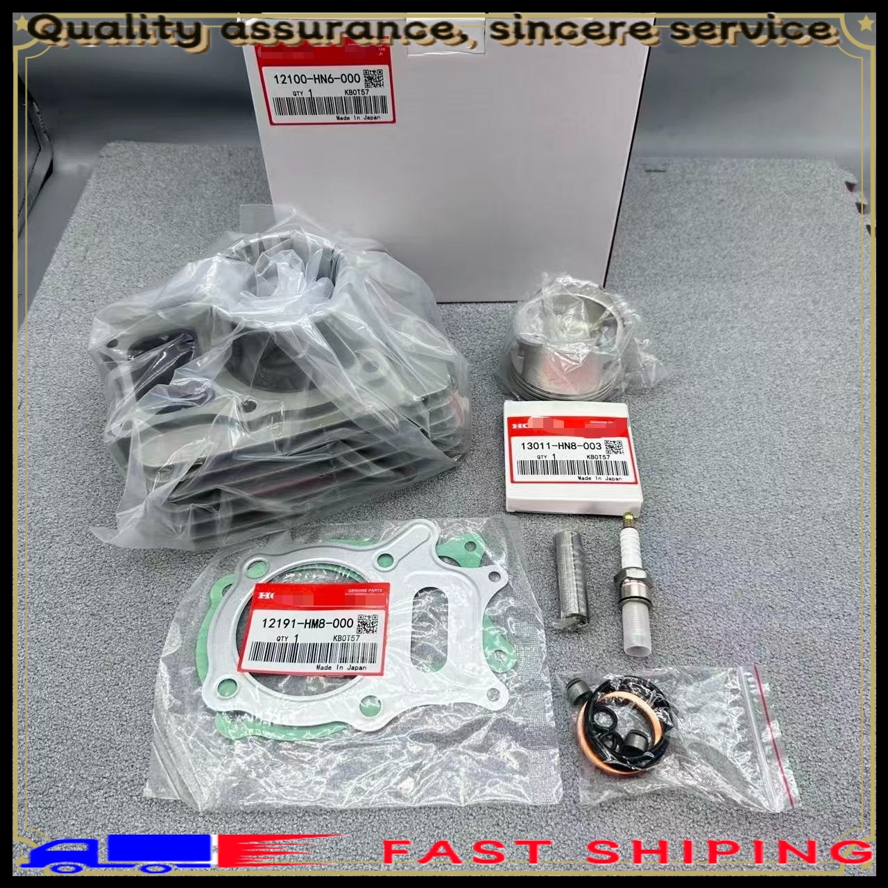 OEM Top End Rebuild Kit Cylinder For Honda Recon 250 TRX 250 1997-2020 New