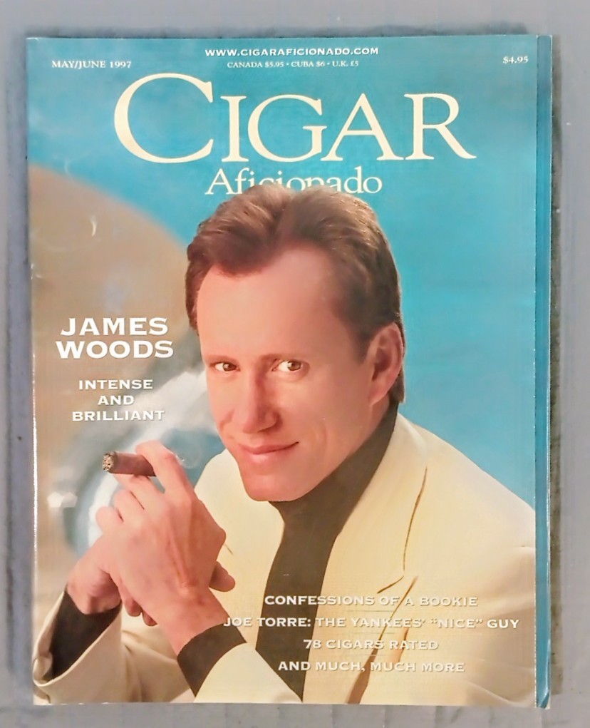 Vintage Cigar Aficionado Magazine Spring 1997 James Woods Joe Torre 
