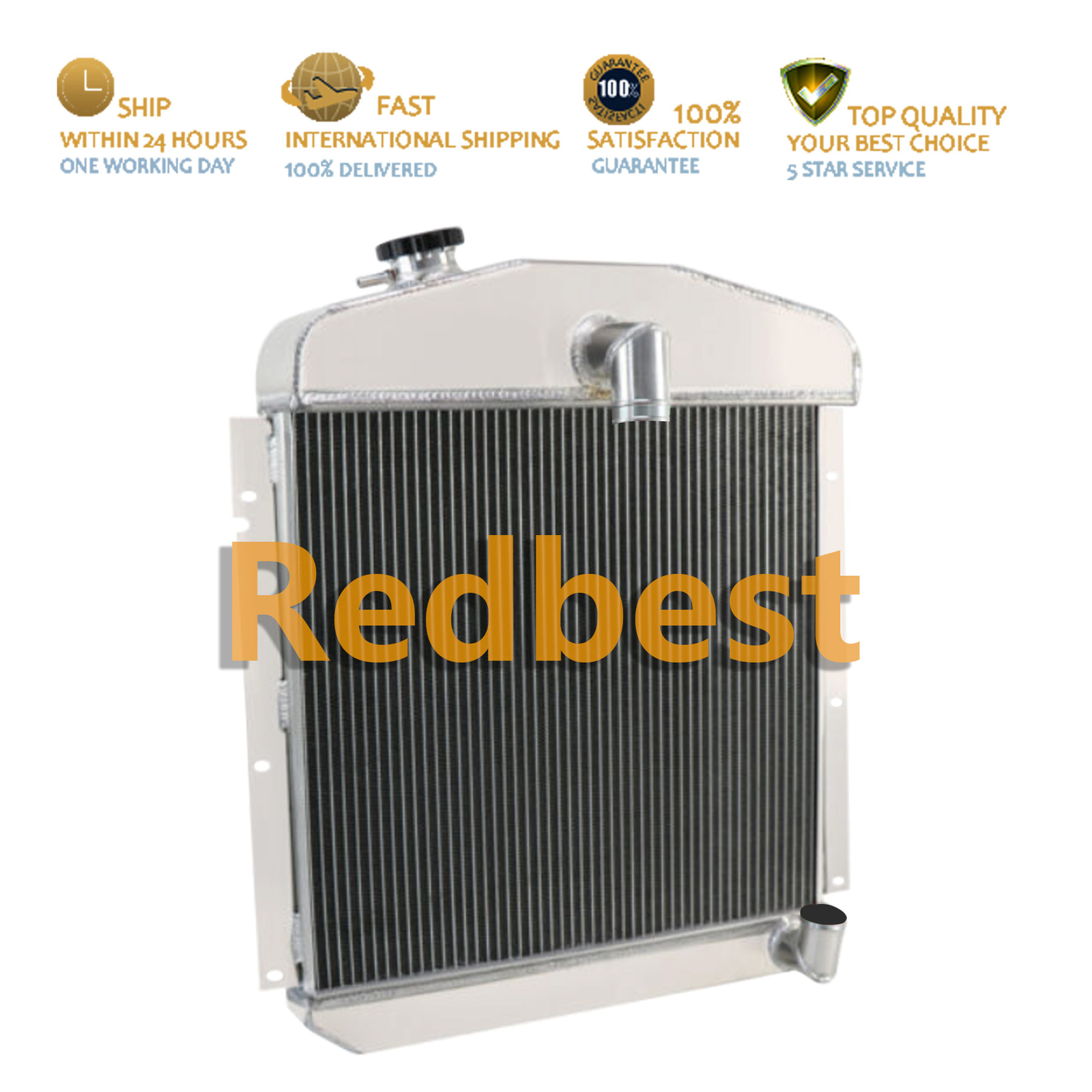 Alu 3Row Radiator For 1947-49 Plymouth Deluxe/Special Deluxe/P15 Deluxe 3.6L MT Alu 3Row Radiator For 1947-49 Plymouth Deluxe/Special Deluxe/P15 Deluxe 3.6L MT