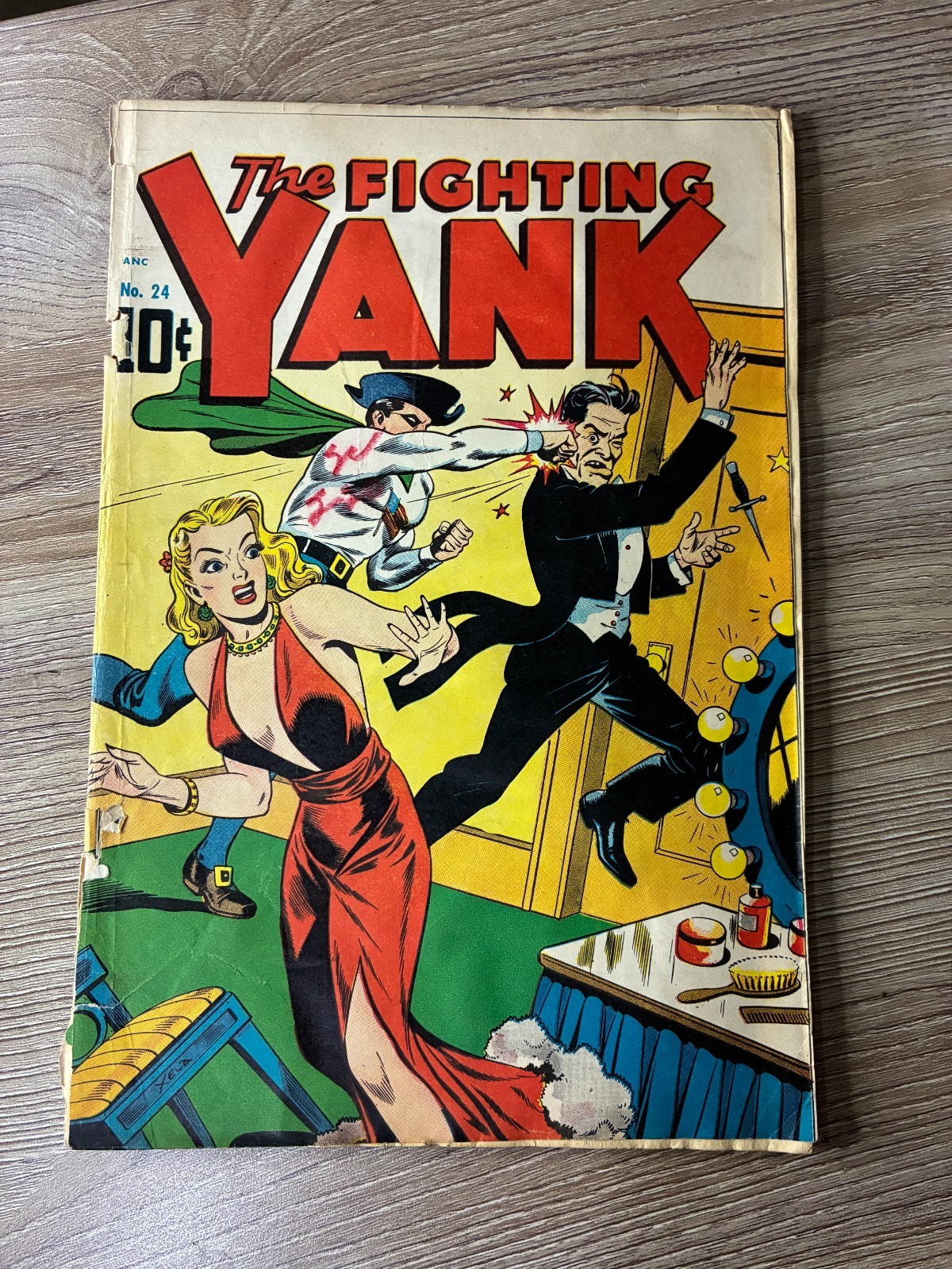 Antique Vintage FIGHTING YANK Book No.24 #24 April 1948 Golden Age Very Rare